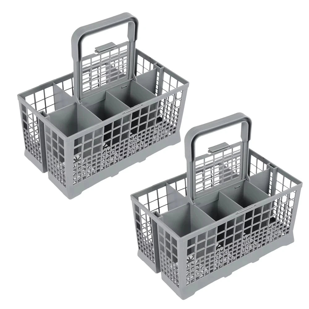 Dishwasher Cutlery Basket Universal Foldable Dishwasher Basket Replacement Rack Accessory Cutlery Holder for Kitchen Fork Spoon
